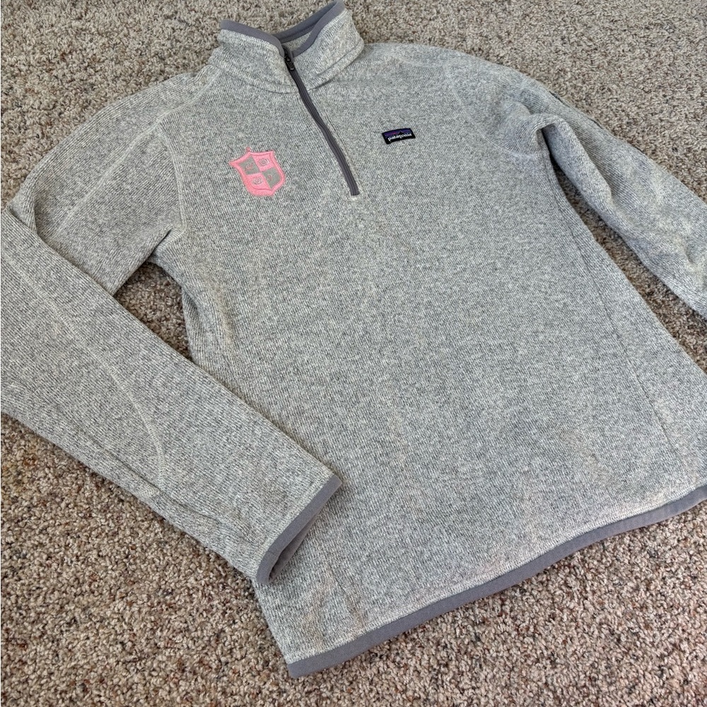 Patagonia Better Sweater Quarter-Zip Pullover Gray Size M